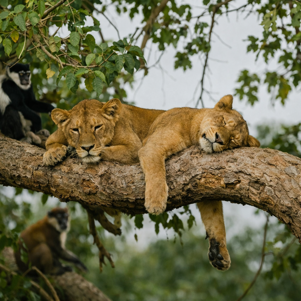 7 Days Uganda Primates & Tree Climbing Lions